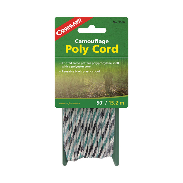 Coghlans Poly Cord 50' Camo 9050